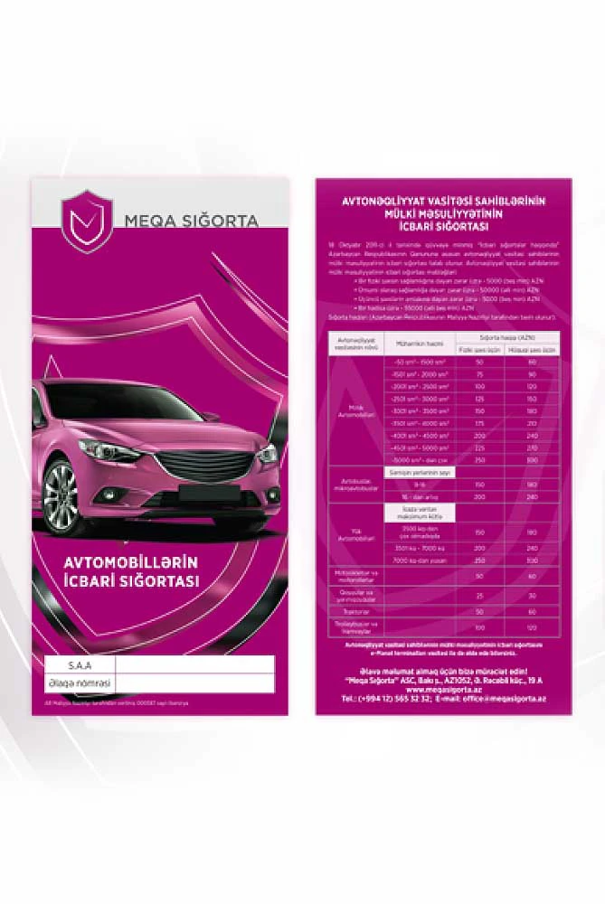 Broşür İnsert Tasarımı