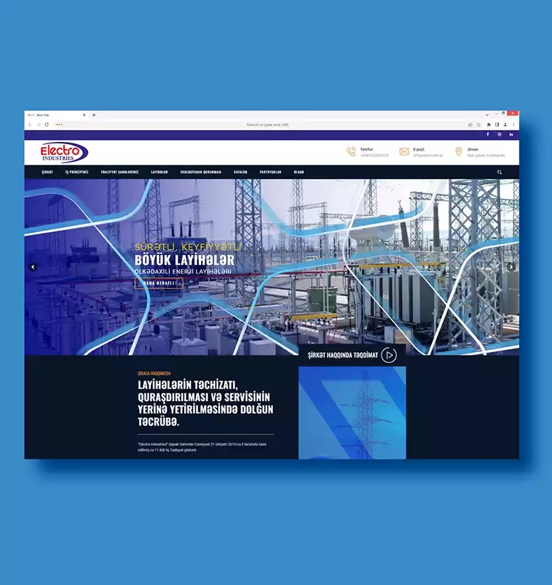 Kurumsal İnternet Sitesi Tasarımı